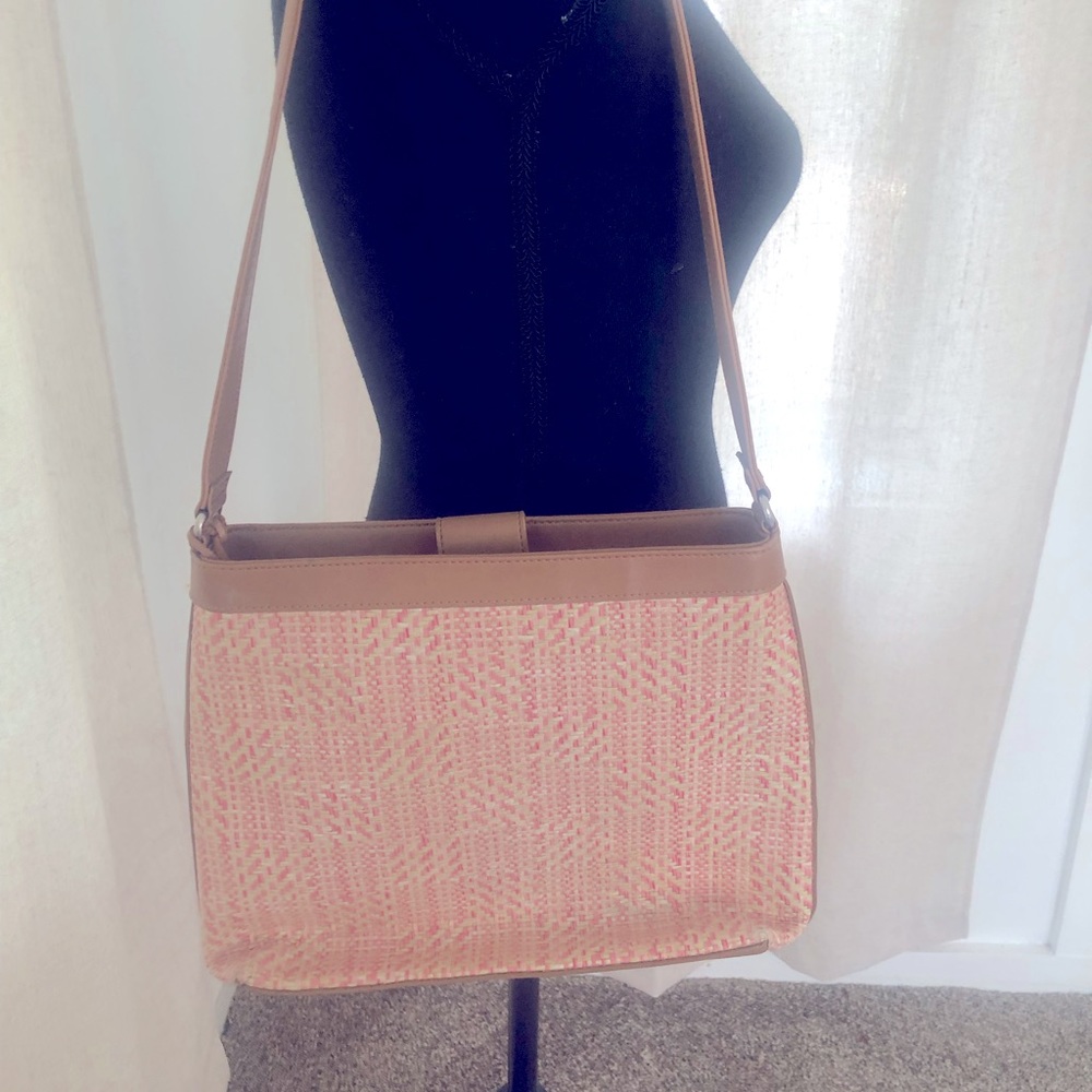 FOSSIL Woven Shoulder Handbag